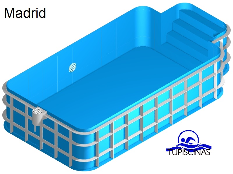 TuPiscinas  Nr.1 / Piscinas de Polipropileno modelo Madrid